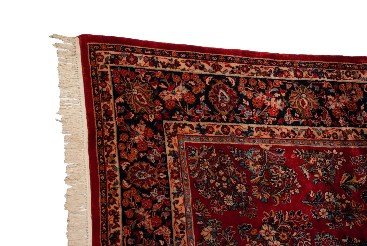 9x18 Vintage American Sarouk Carpet