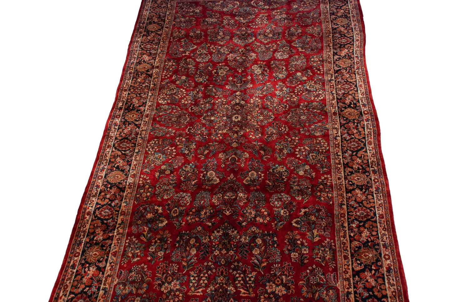 9x18 Vintage American Sarouk Carpet