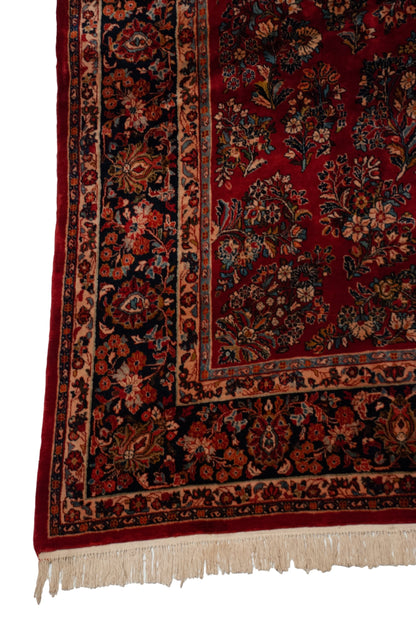 9x18 Vintage American Sarouk Carpet