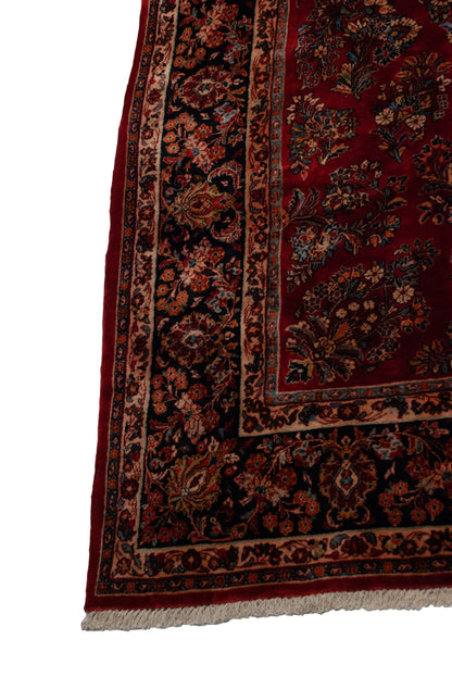 9x18 Vintage American Sarouk Carpet