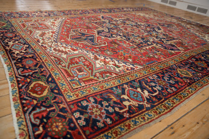 7x9.5 Vintage Heriz Carpet