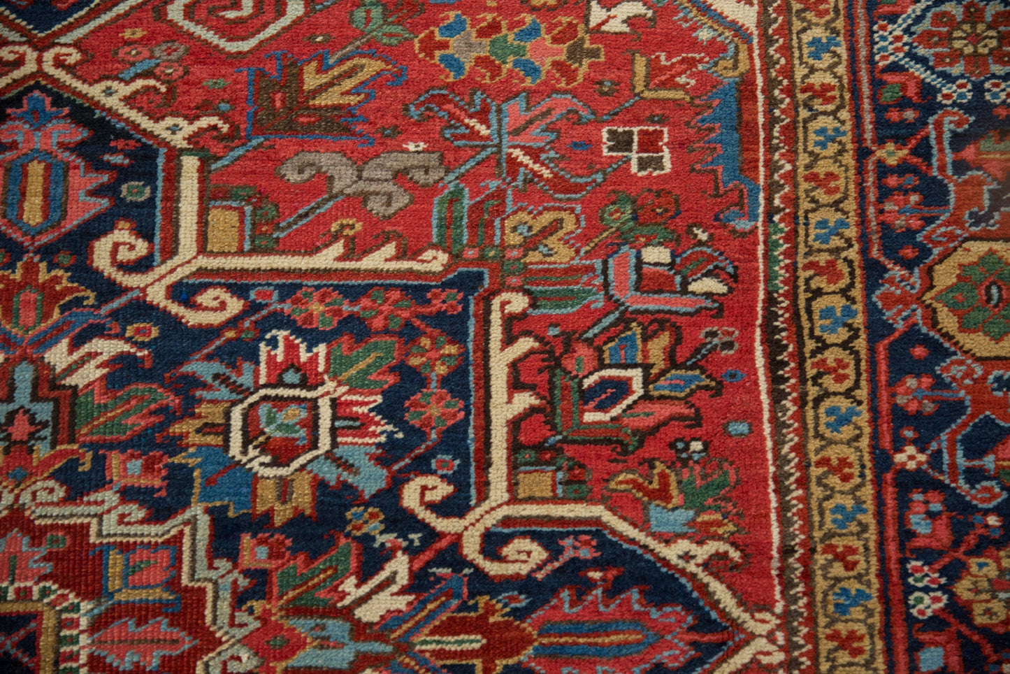 7x9.5 Vintage Heriz Carpet