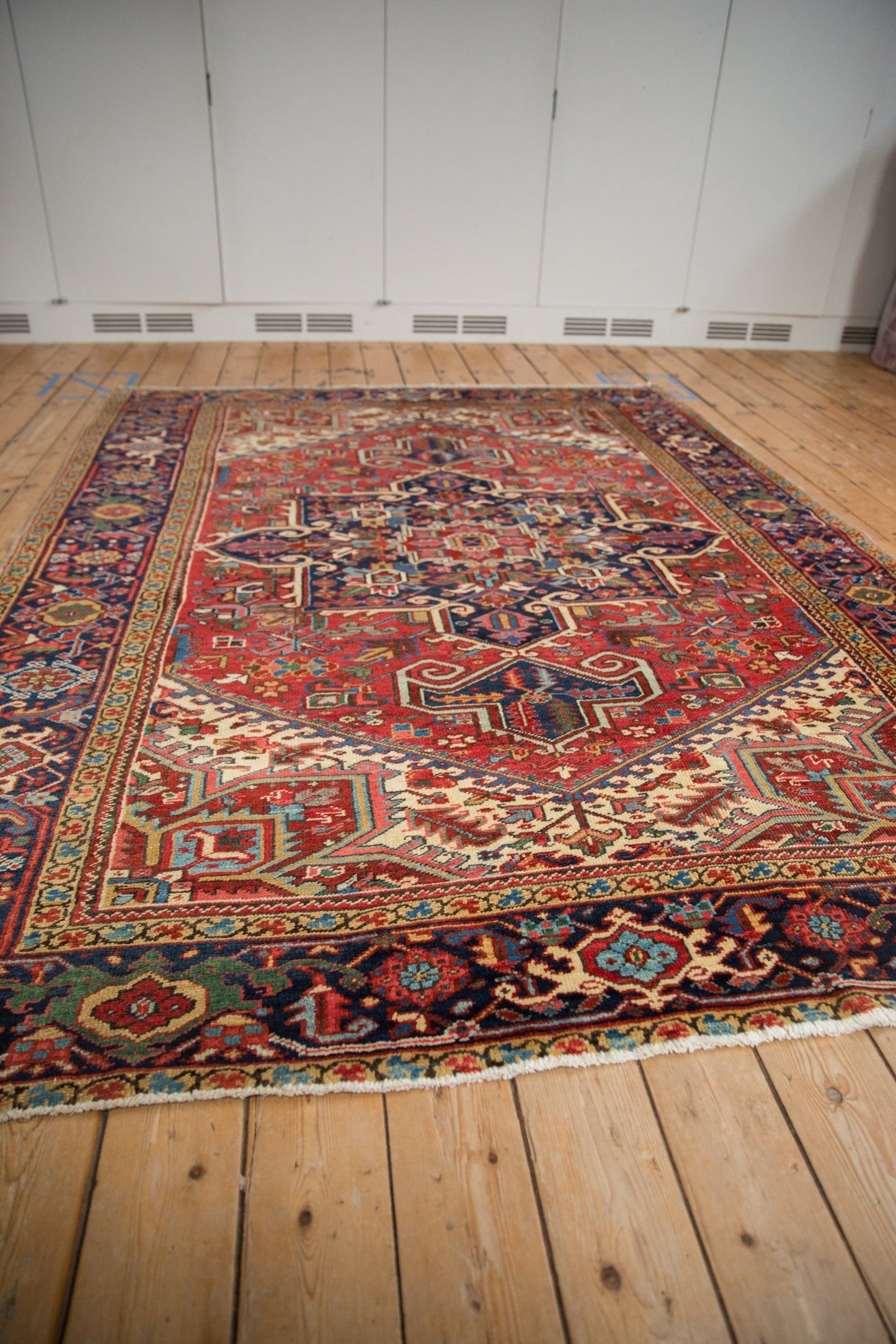 7x9.5 Vintage Heriz Carpet