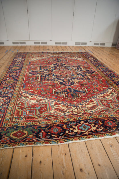 7x9.5 Vintage Heriz Carpet