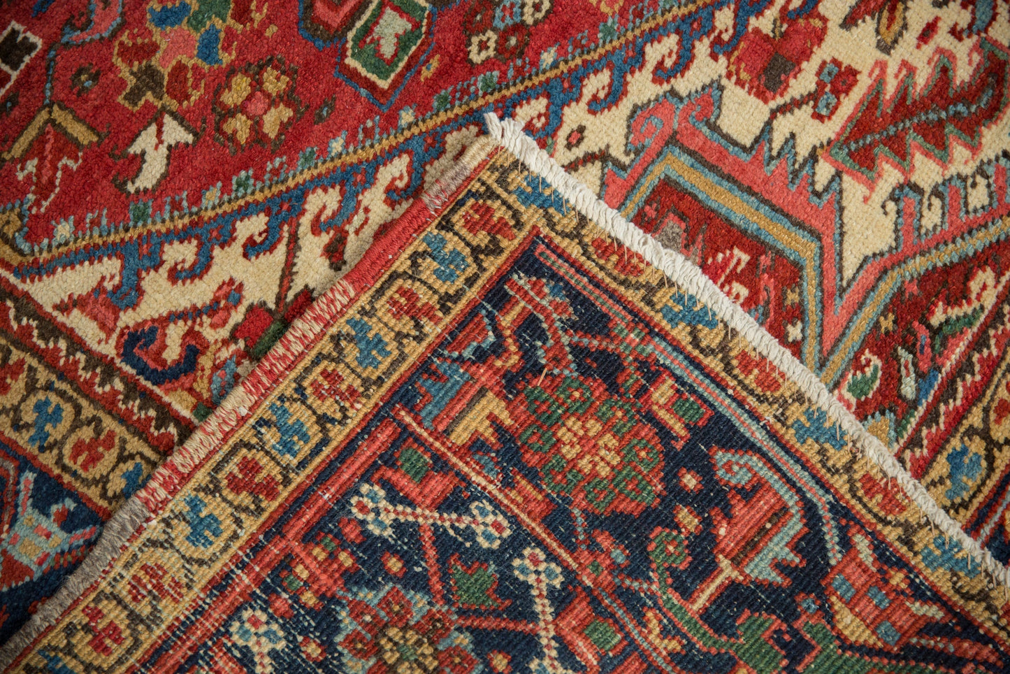 7x9.5 Vintage Heriz Carpet