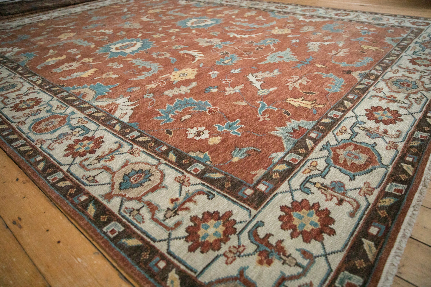 10x13.5 Indian Mahal Design Carpet