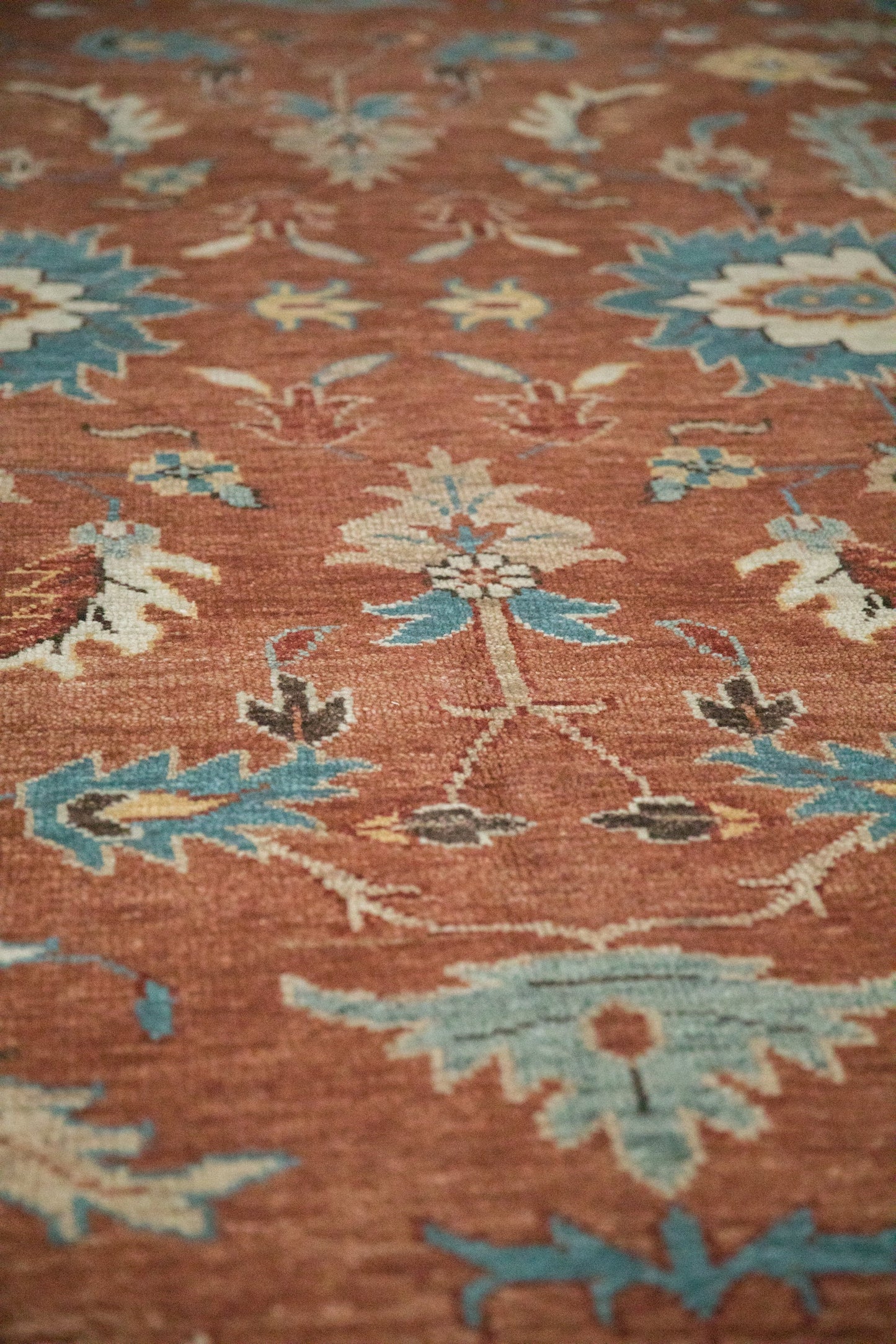 10x13.5 Indian Mahal Design Carpet