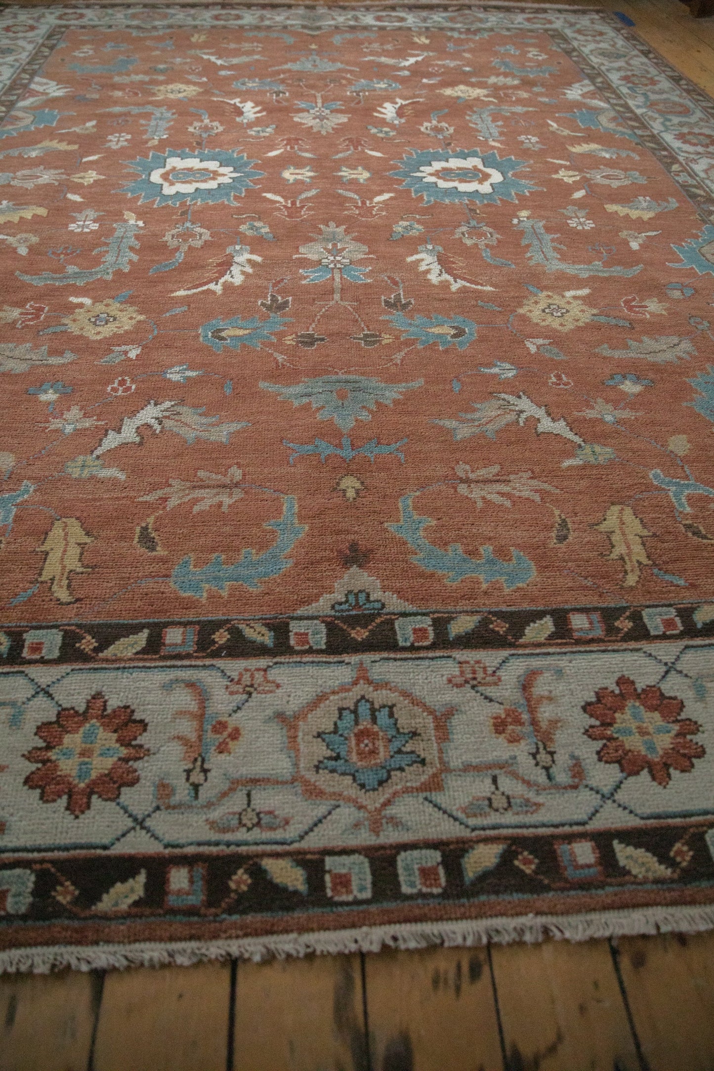 10x13.5 Indian Mahal Design Carpet