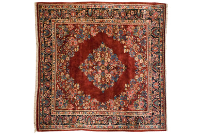 6x7.5 Vintage Sarouk Carpet