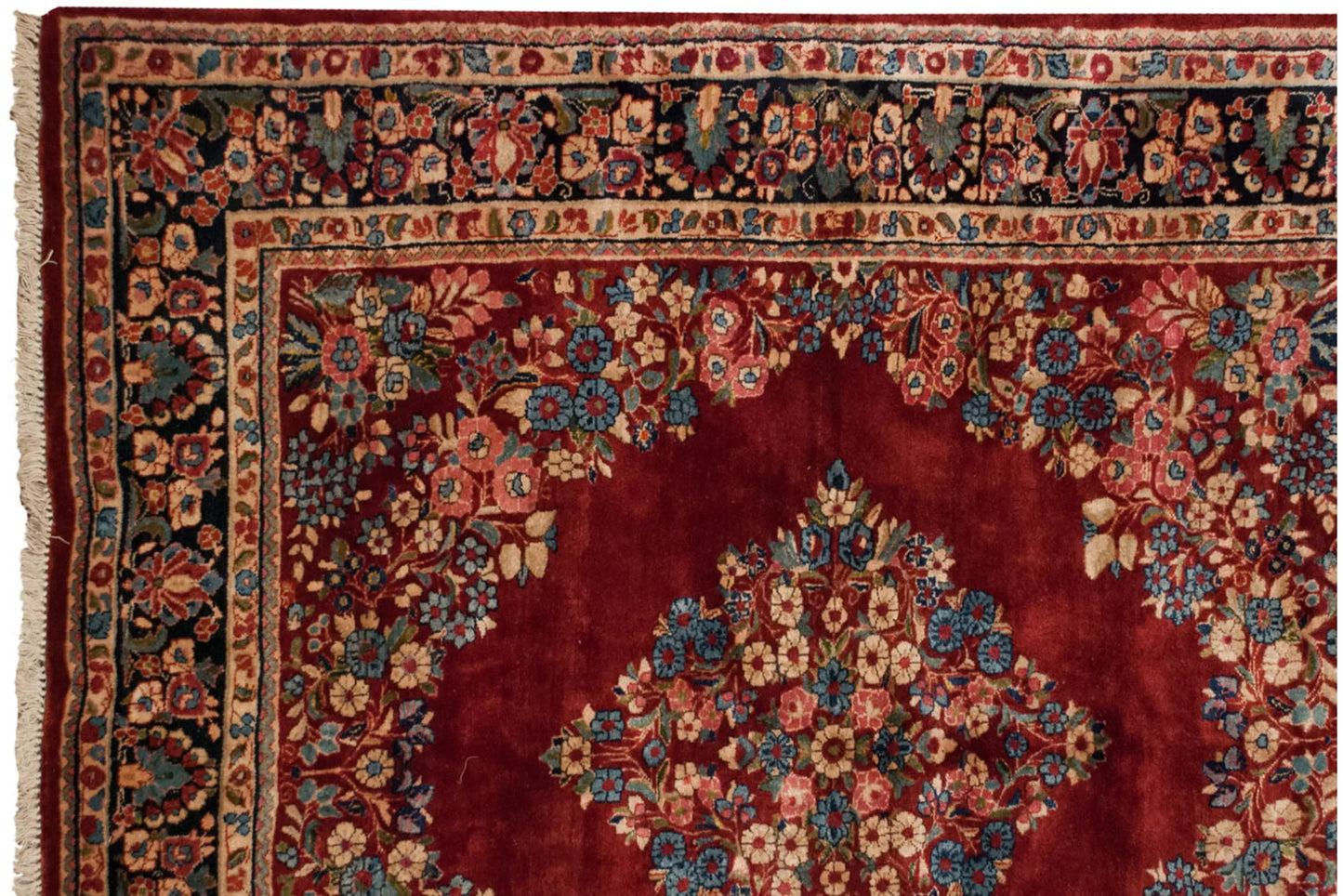 6x7.5 Vintage Sarouk Carpet