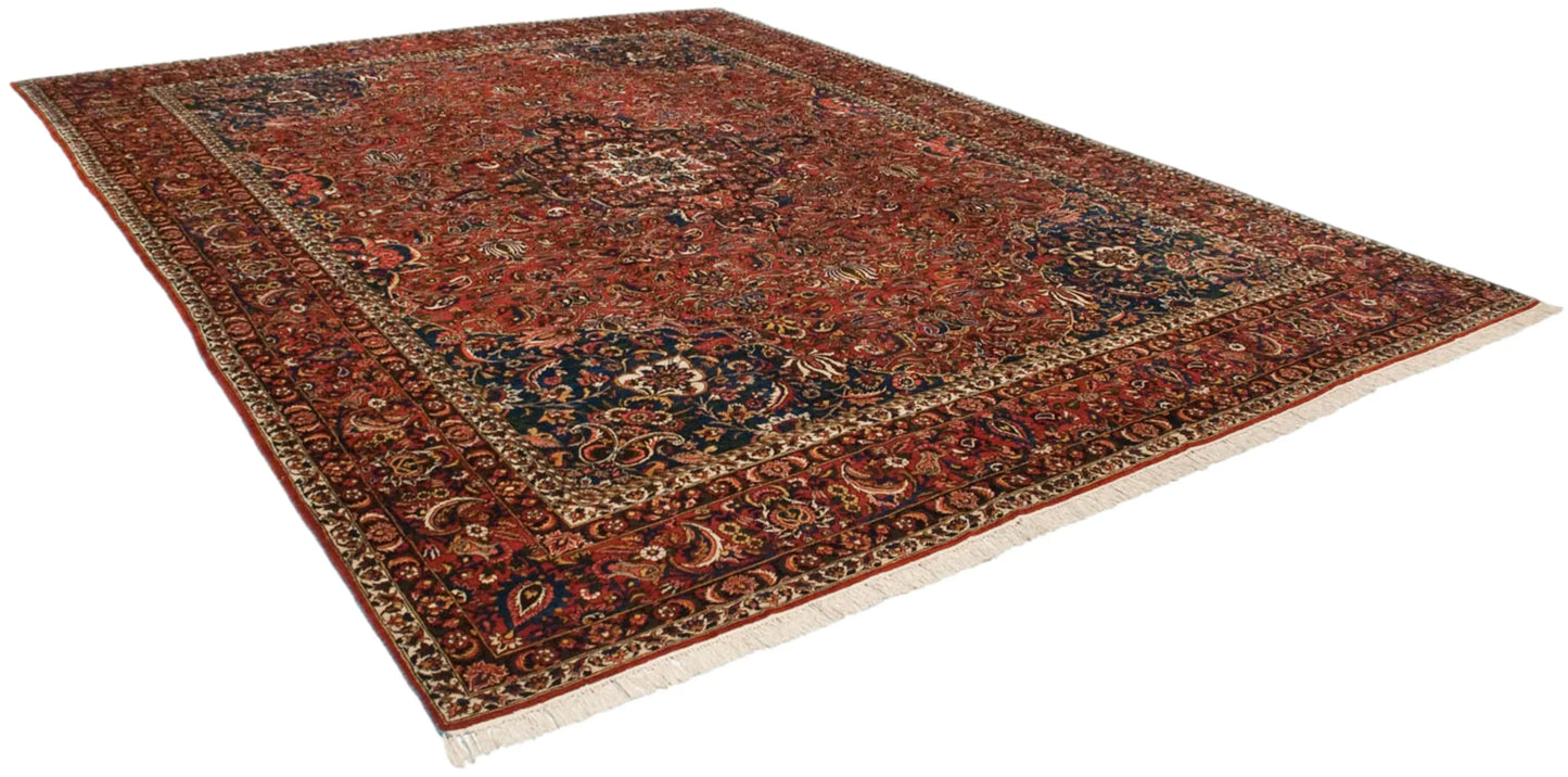 11x15 Vintage Bakhtiari Carpet