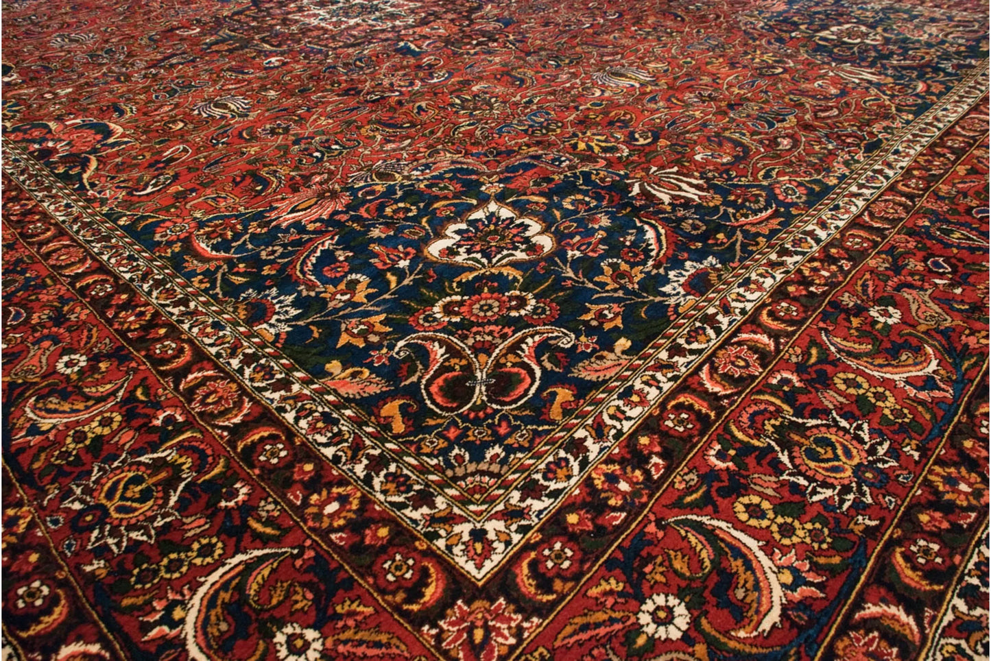 11x15 Vintage Bakhtiari Carpet