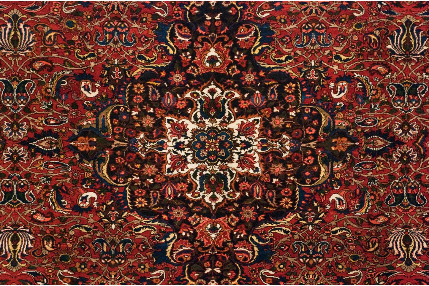 11x15 Vintage Bakhtiari Carpet