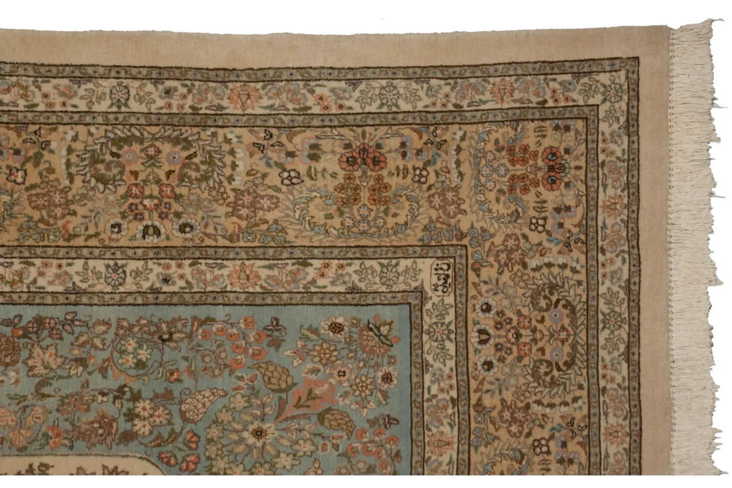 12x17.5 Vintage Tabriz Carpet