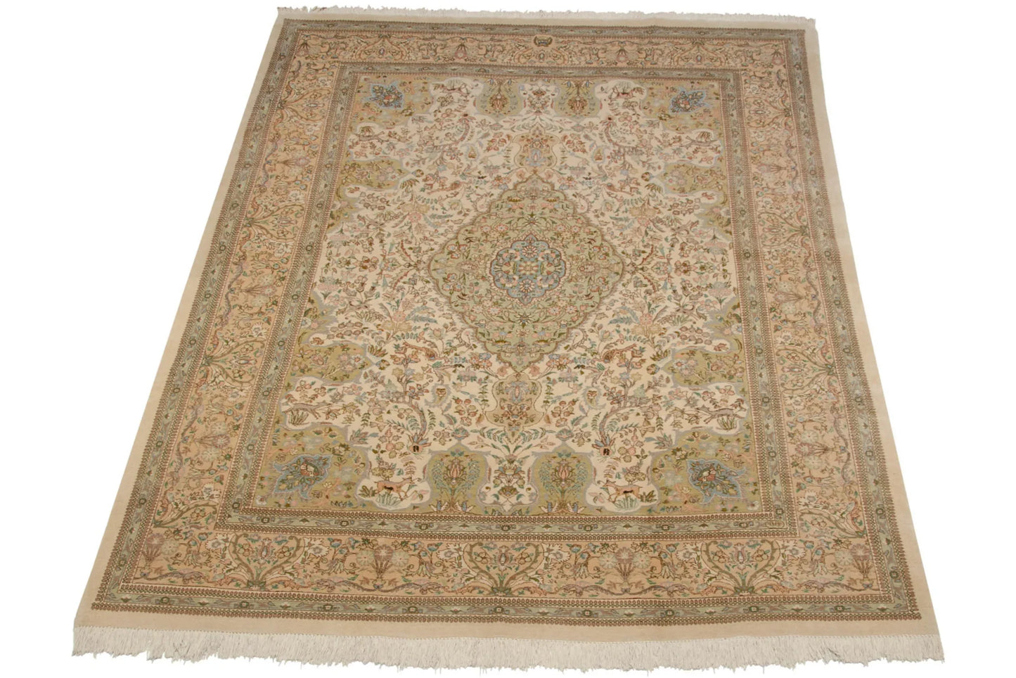 8.5x11 Vintage Tabriz Carpet