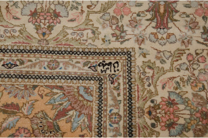 11.5x13 Vintage Tabriz Square Carpet