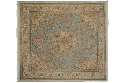11.5x13 Vintage Tabriz Square Carpet