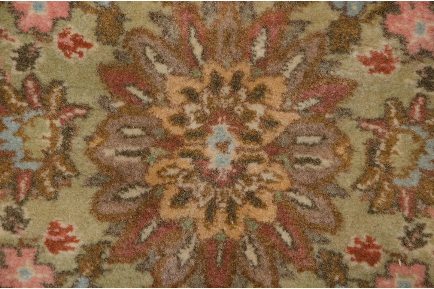 11.5x13 Vintage Tabriz Square Carpet