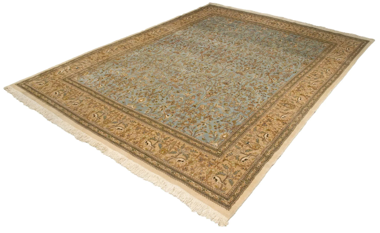 10x13 Vintage Tabriz Carpet
