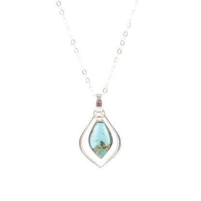 Collana Melita Blu Turchese e Argento Sterling