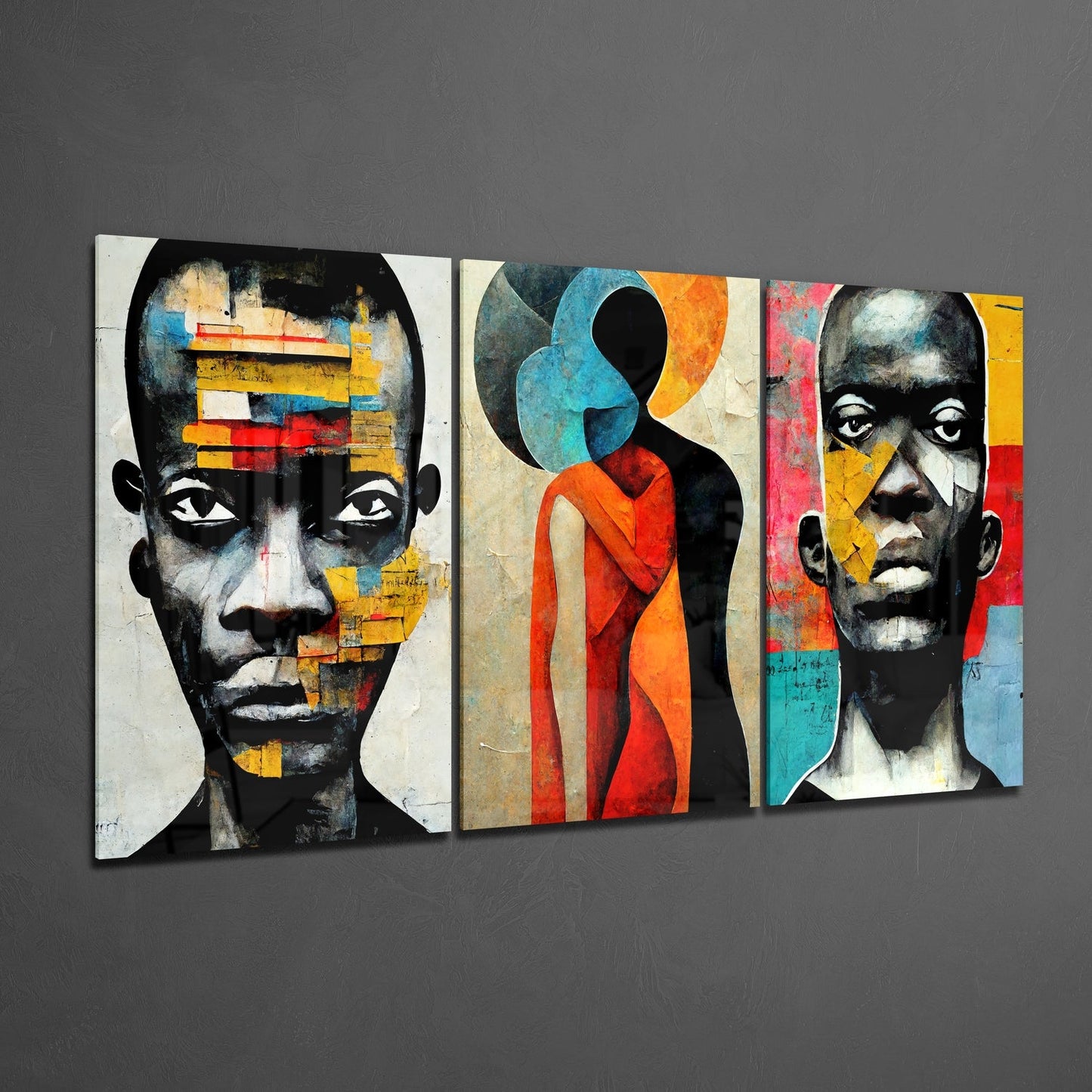 Afriki Glass Wall Art