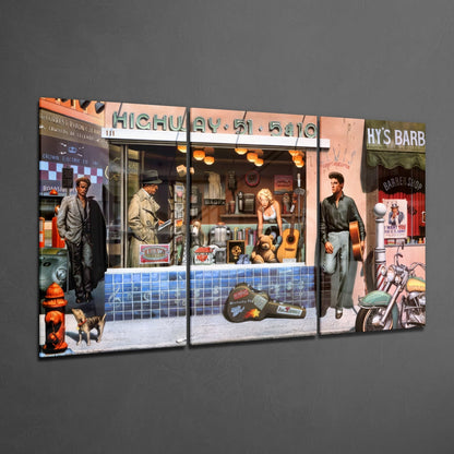 Highway Mega Glass Wall Art