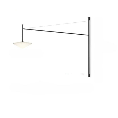 Nowoczesna geometryczna lampa ścienna do przedpokoju i wnętrz restauracji