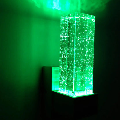 Modern LED-bubblampa med kristalldesign för elegant väggbelysning
