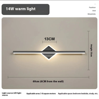 Moderna LED-vägglampor för badrum, sovrum och heminredning