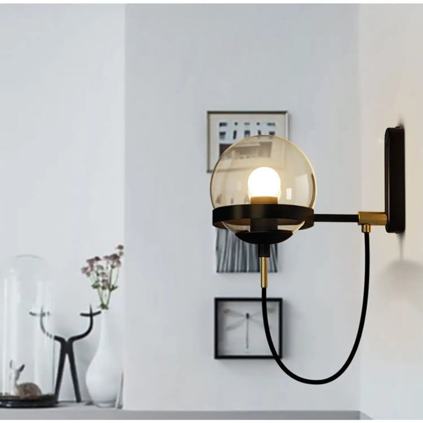 Moderna vägglampetter med retrodesign för stilfulla interiörer