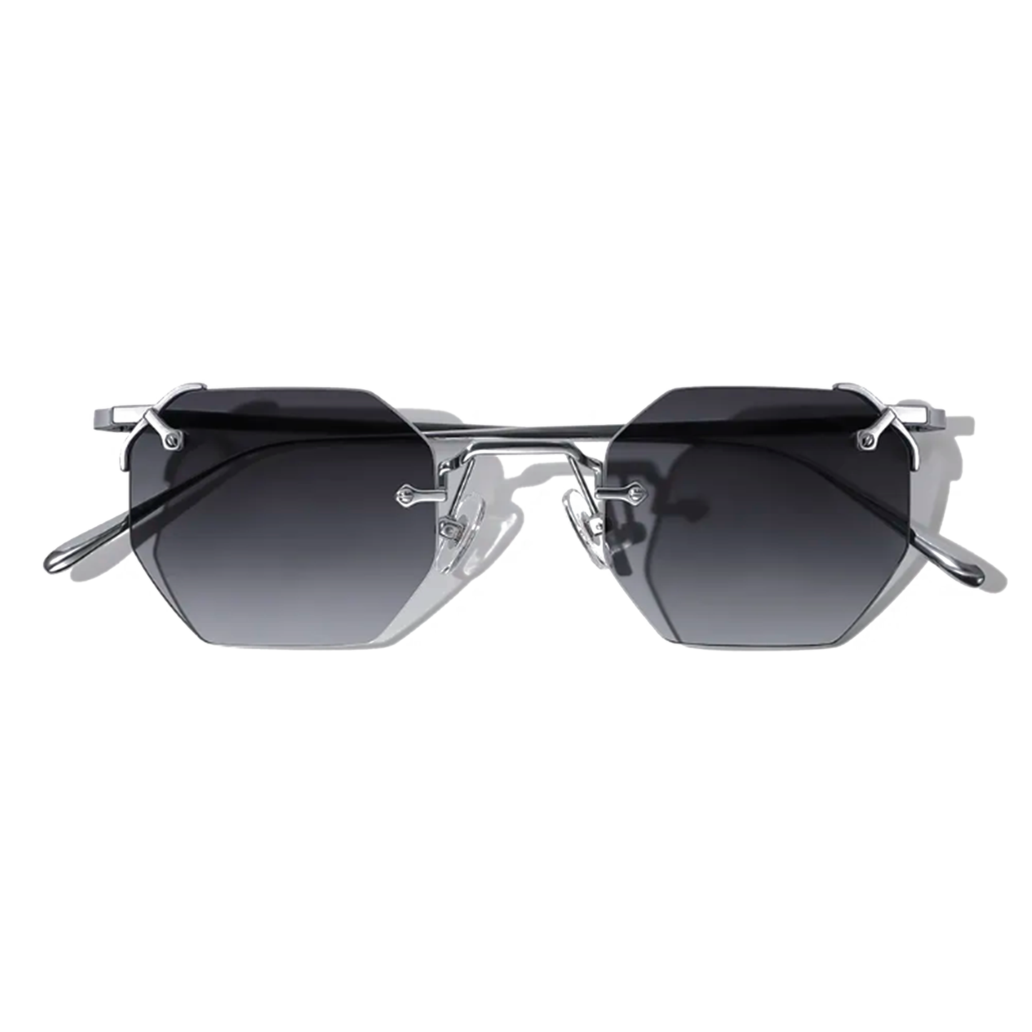 Mykono Metall Sechseck Sonnenbrille
