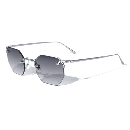 Mykono Metall Sechseck Sonnenbrille