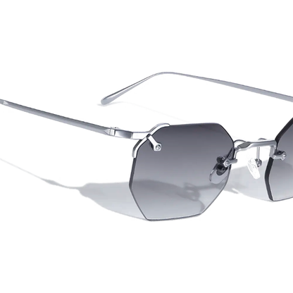 Mykono Metall Sechseck Sonnenbrille