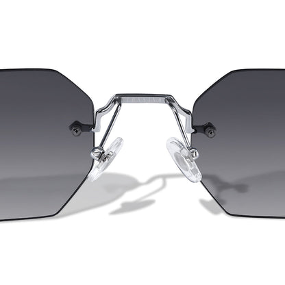 Mykono Metal Hexagon Sunglasses