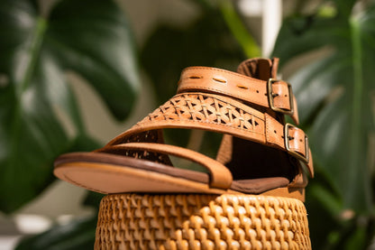 Sandali Nora in Tan