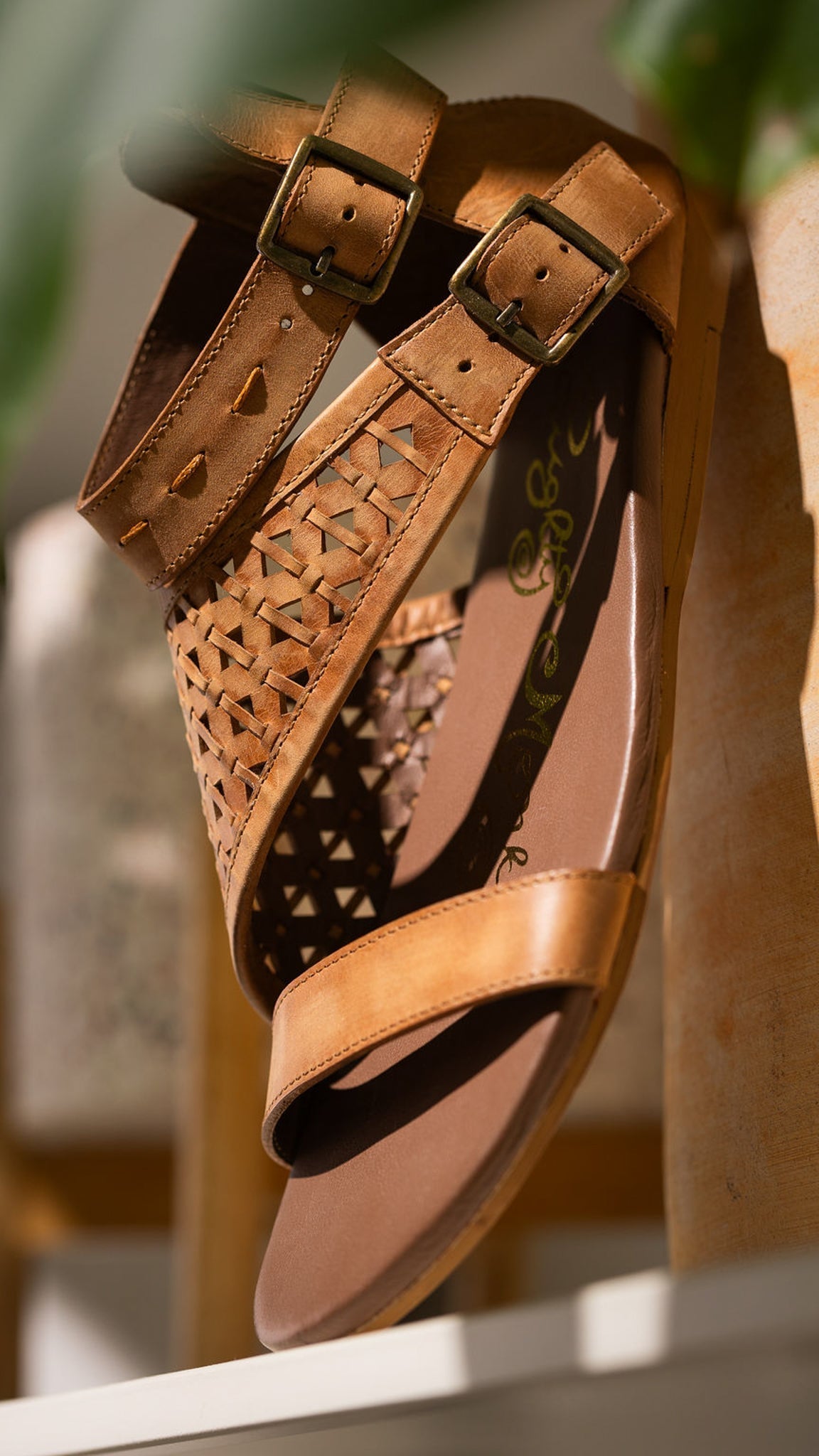 Sandali Nora in Tan