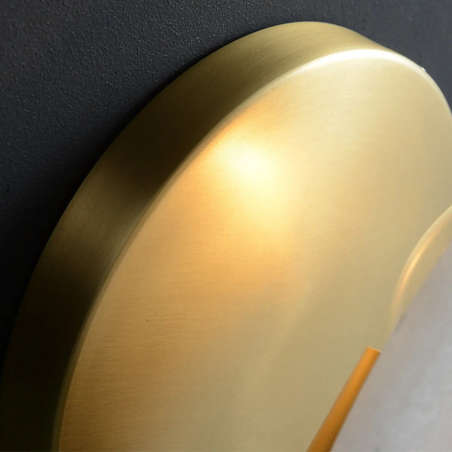 Nordisk konst vägglampa med koppar design för vardagsrumsbelysning