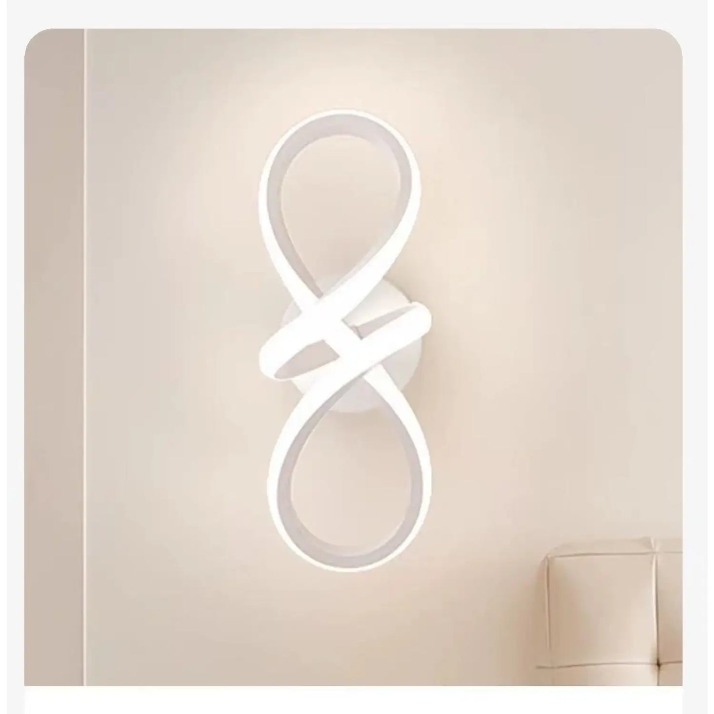 Nordisk stil vägglampa LED – modern minimalistisk sängbordslampa