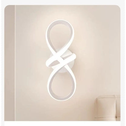Nordisk stil vägglampa LED – modern minimalistisk sängbordslampa