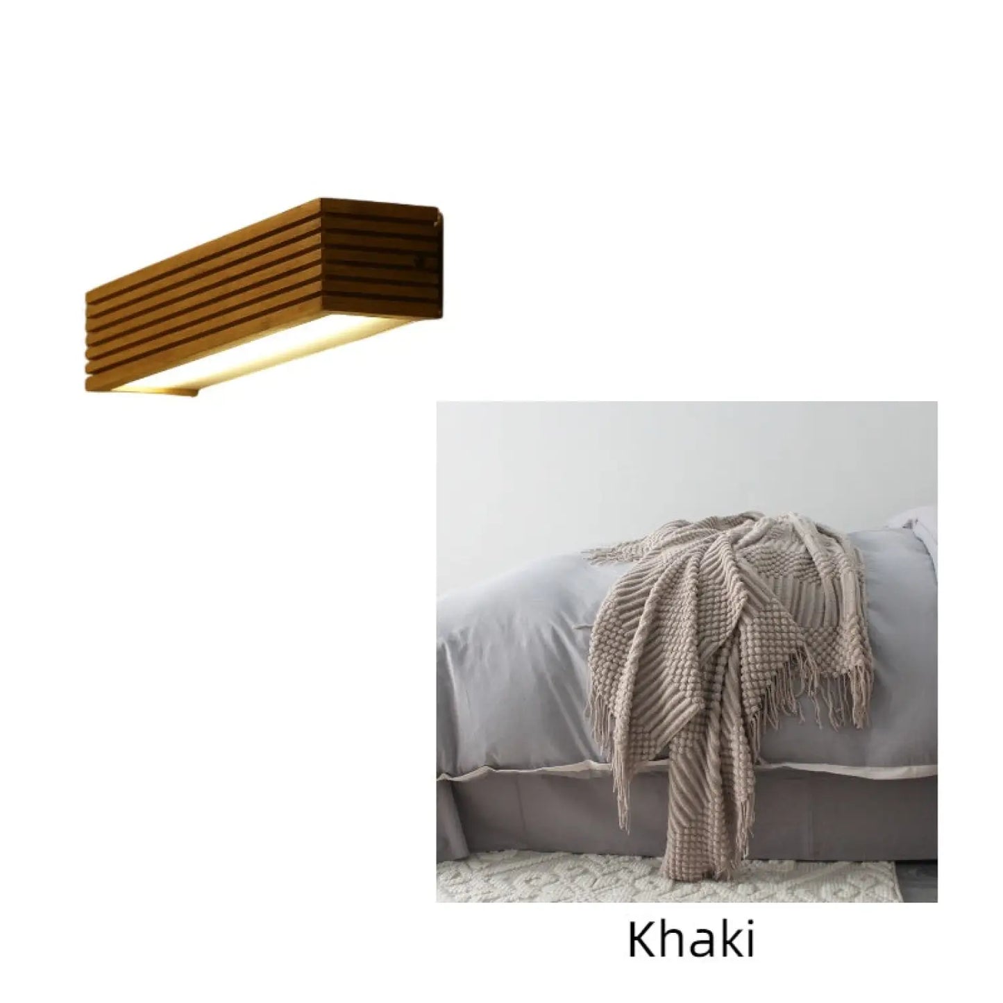 Nordisk vägglampa för kreativ belysning i sovrum och vid sängkanten