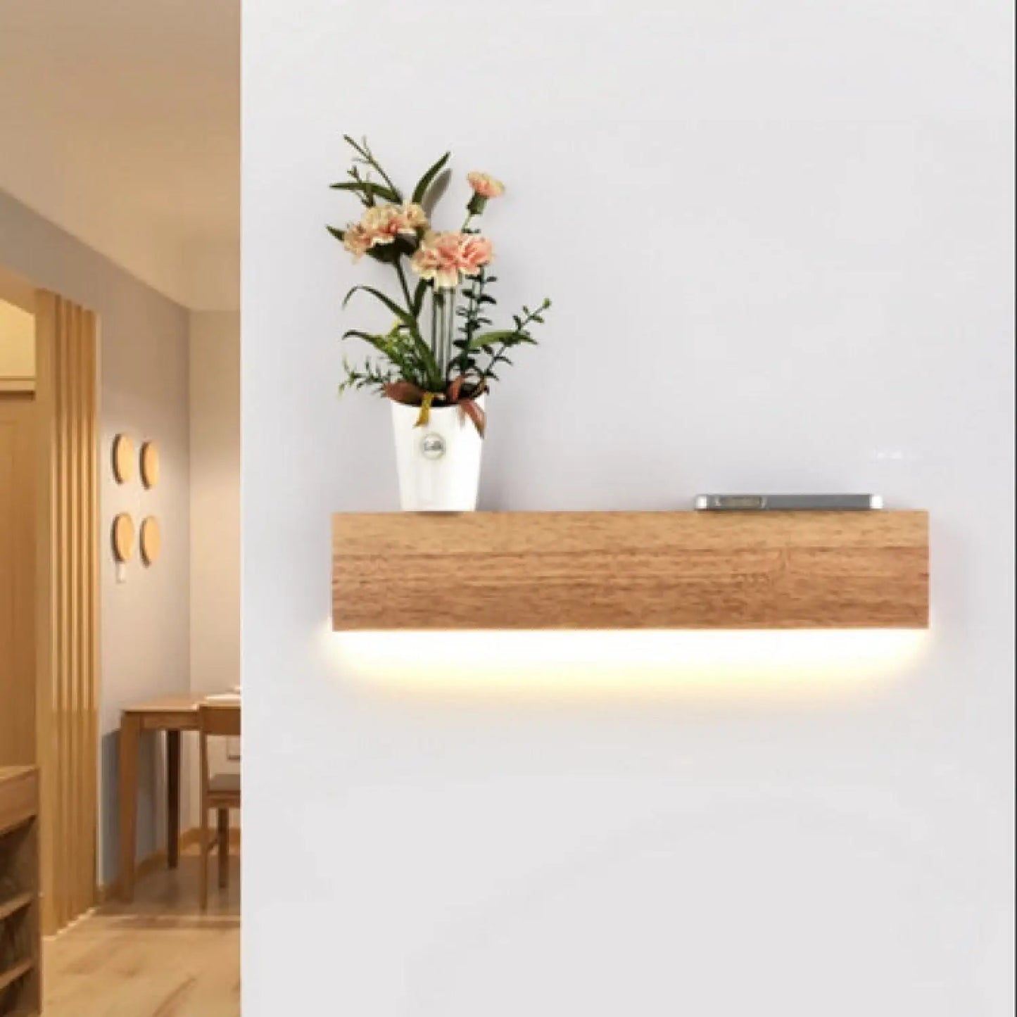 Nordisk vägglampa för kreativ belysning i sovrum och vid sängkanten