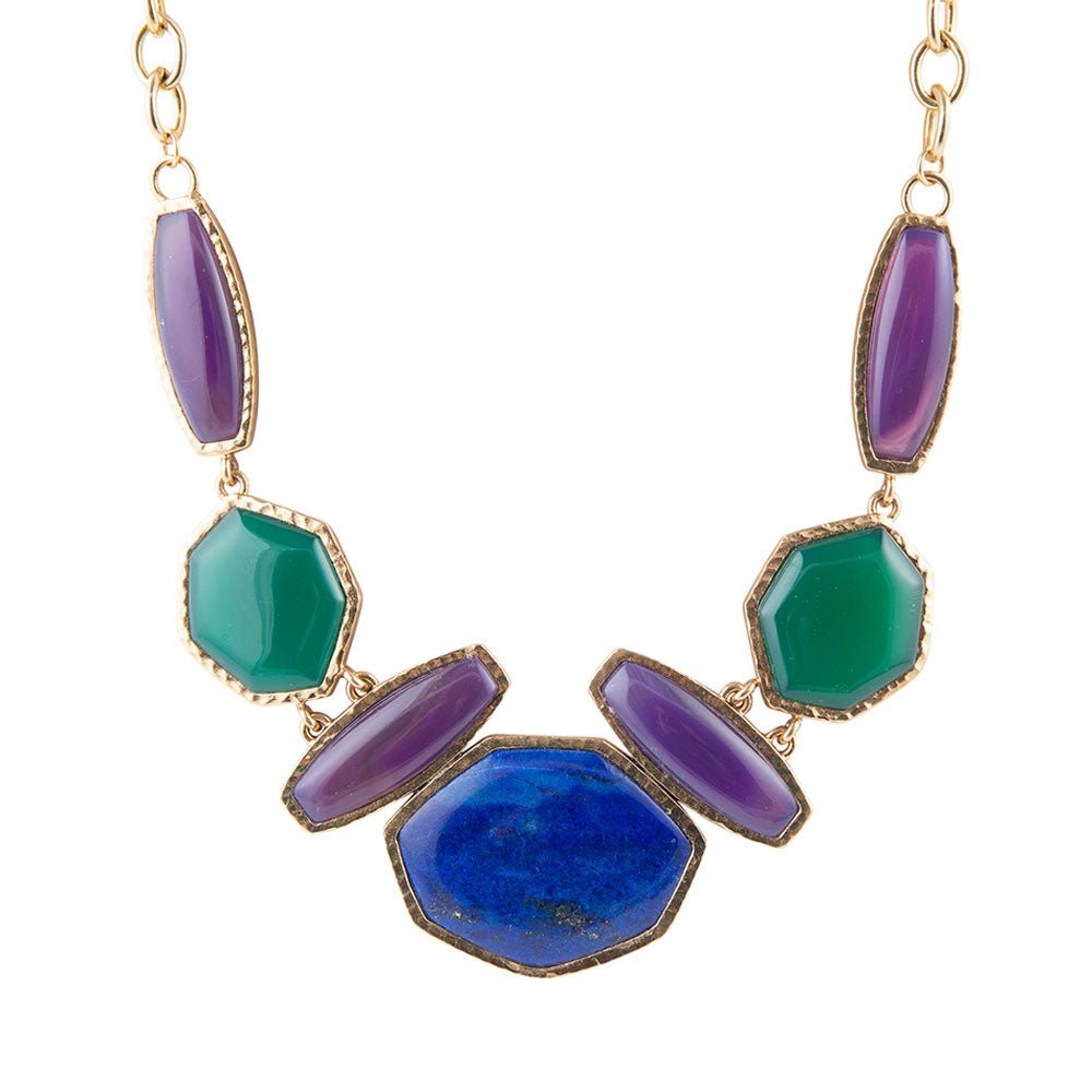 Collana Statement Odyssey Lapis Multi Pietra