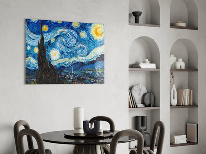 Skleněné nástěnné umění Van Gogh Hvězdná noc
