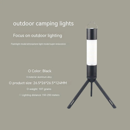 Utomhus campinglampa med LED – ljusstark, portabel och USB-uppladdningsbar