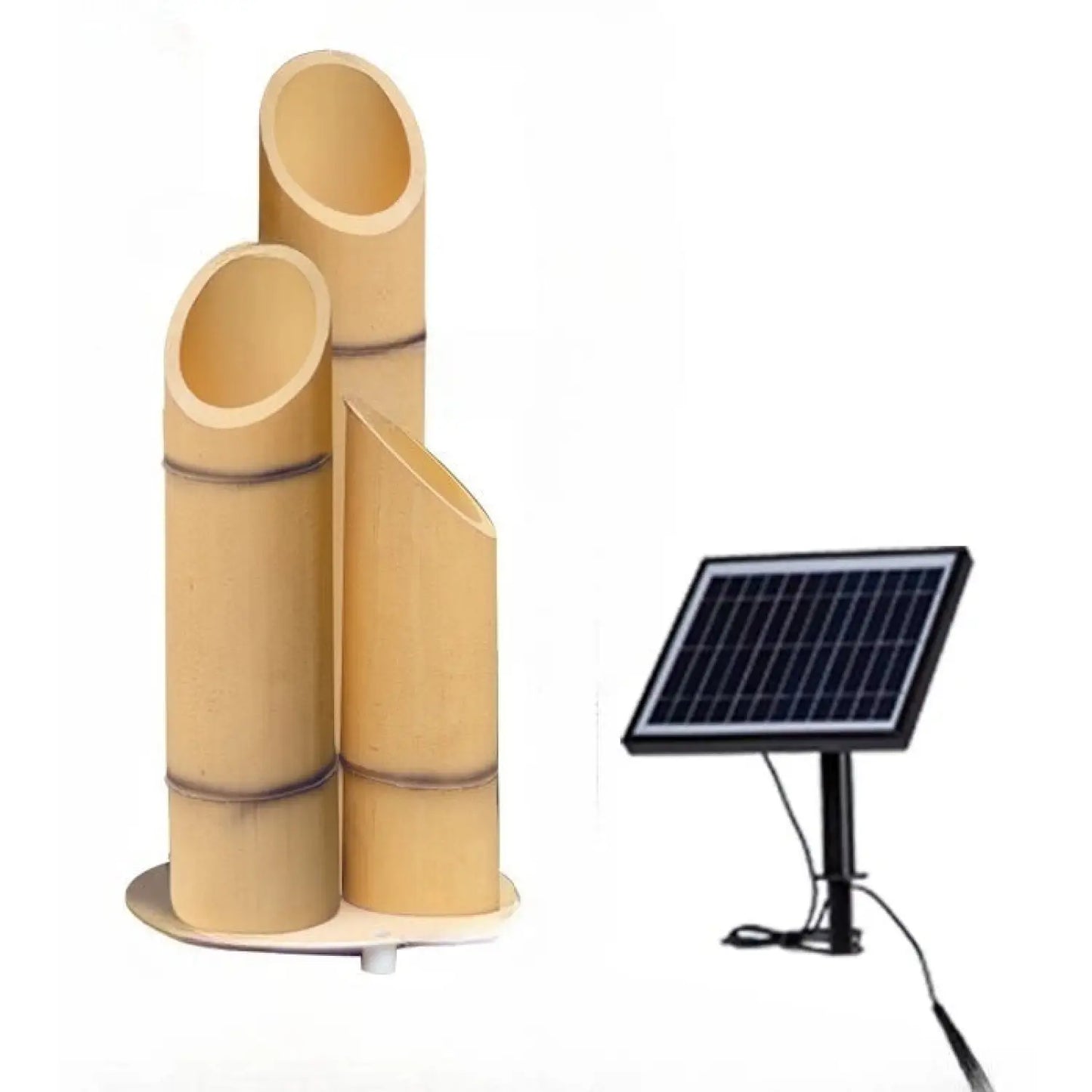 Utomhuslampa för hus - Solcellsdriven bambulampa
