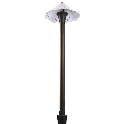 Utomhus landskapslampa med urholkat design, G4-sockel och 72" sladd