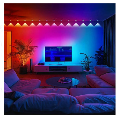 Utomhus LED-remslampa med RGB-effekter för trädgård och väggdekoration