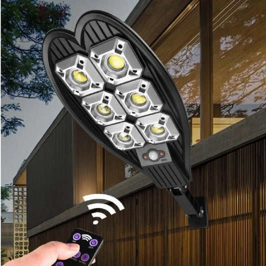 Utomhus solcellslampa med rörelsesensor – ljusstark LED vattentät lampa