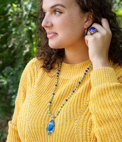 Collana lunga pendente Oxford