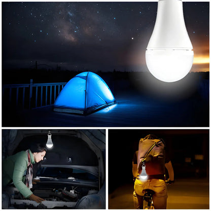 Bärbar Vattentät Uppladdningsbar LED-lampa för Camping & Fiske